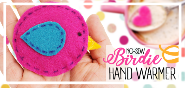 How to Make Quick Little Bird No-Sew DIY Hand Warmers