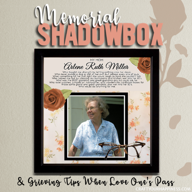 Shadow box ideas store for deceased dad