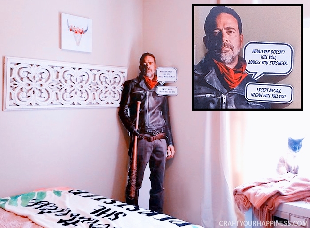 Sometimes Love Is a Cardboard Negan