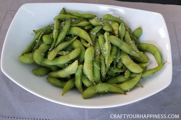 Edamame is a surprisingly quick, delicious and healthy snack that's also fun to eat! Kids will love it too. High in protein and essential vitamins.