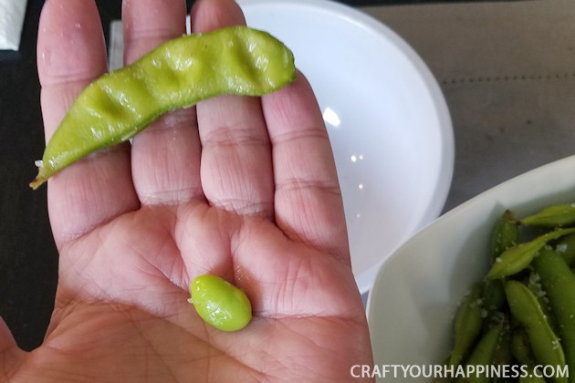 Edamame is a surprisingly quick, delicious and healthy snack that's also fun to eat! Kids will love it too. High in protein and essential vitamins.