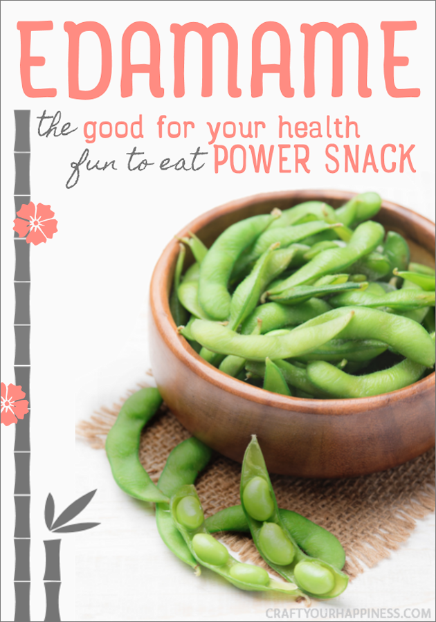 Edamame is a surprisingly quick, delicious and healthy snack that's also fun to eat! Kids will love it too. High in protein and essential vitamins.