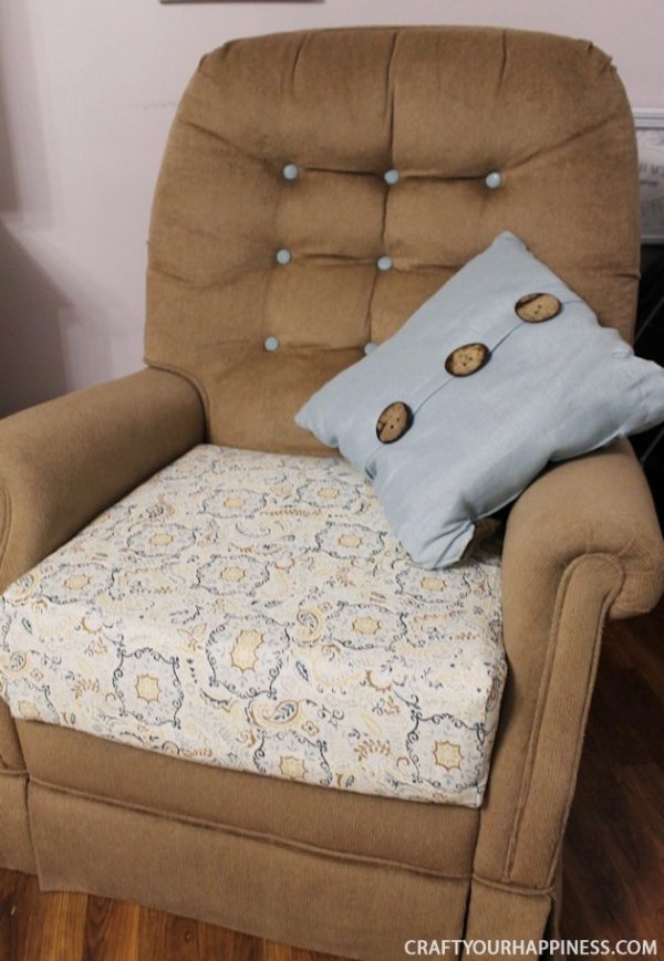 How to Repair a Recliner Cushion (aka When Good Dogs Do Bad Things ...
