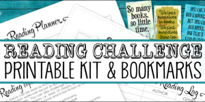 Free Reading Challenge Kit & Bookmarks