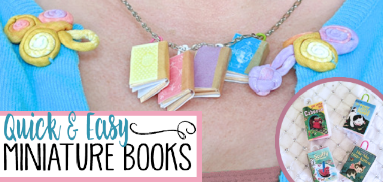 So Many Things to Do, So Little Time: How to Make Mini Book Charms