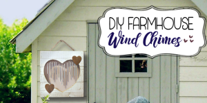 Wood Heart DIY Wind Chimes