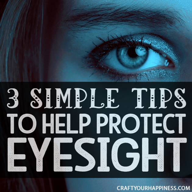 You need to protect your eyesight as you get older. Prevention is best but here are three natural ways that can help and possibly improve your eyesight.