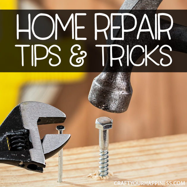 This post has a few home repair tips and ideas to fix problems found on your property or around the house. Many can be done yourself and need little skill!