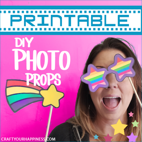 Simple DIY Photo Booth Props Printables