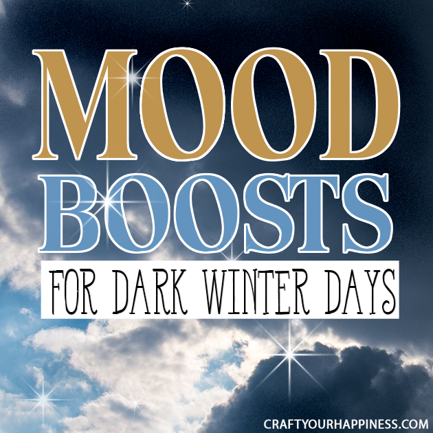 Quick mood boost ideas for dark winter days whether you suffer from seasonal depression, tend to feel down when it's overcast or just need some quick pick me up!