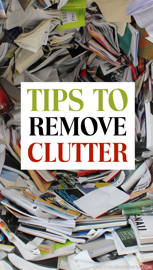 It's been proven that messy surroundings effect people mentally. Check out our tips to help you remove clutter and make your home a more peaceful place.