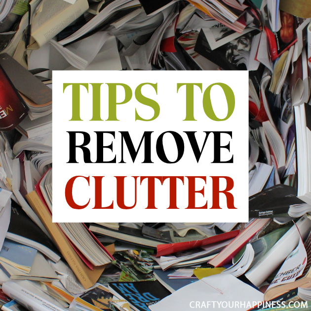It's been proven that messy surroundings effect people mentally. Check out our tips to help you remove clutter and make your home a more peaceful place.