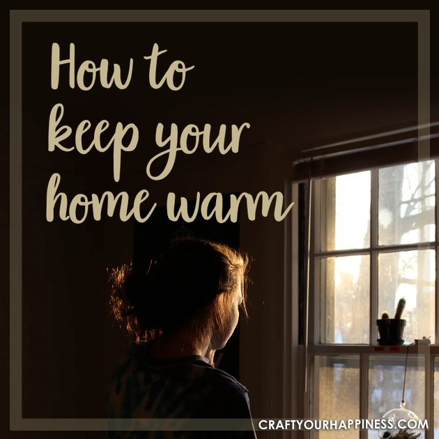 Here are some ideas on How to Keep Your Home Warm during those chilly or downright freezing time of the year. Stay warm and also save money!