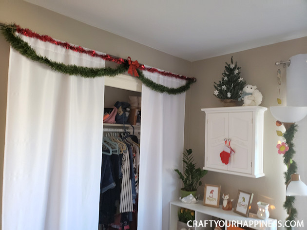 Transform any room using our budget Christmas decorating room makeover ideas using 'mostly' items from the dollar store! Includes awesome projects!