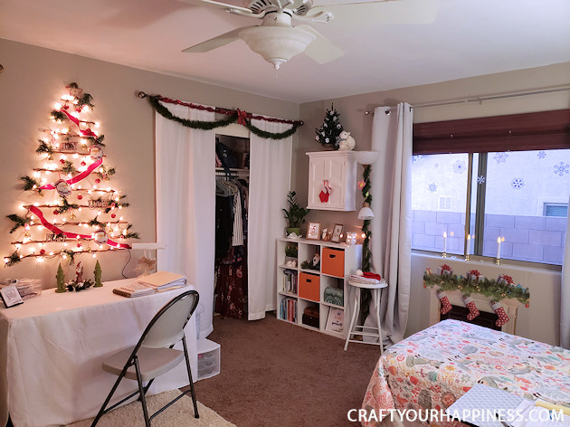 Transform any room using our budget Christmas decorating room makeover ideas using 'mostly' items from the dollar store! Includes awesome projects!