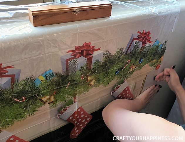 Transform any room using our budget Christmas decorating room makeover ideas using 'mostly' items from the dollar store! Includes awesome projects!