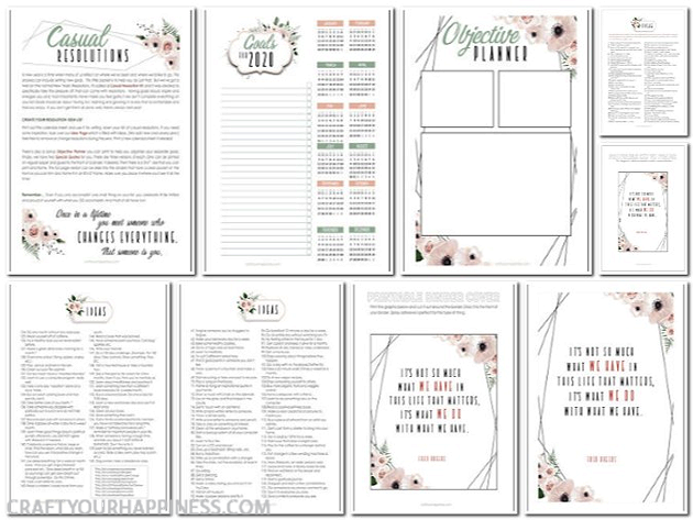 It's 2020 and goal setting has never been easier! This is our 5th edition of our free & popular Casual Resolutions Kit with new ideas, theme and quotations!