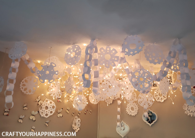 Create a Winter Wonderland with Snowflake Lights