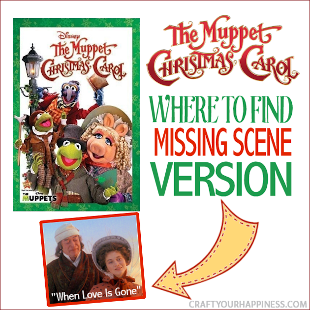 Here's the instructions on how to find the full version of the Muppets Christmas Carol missing scene with Belle singing the song When Love is Gone.