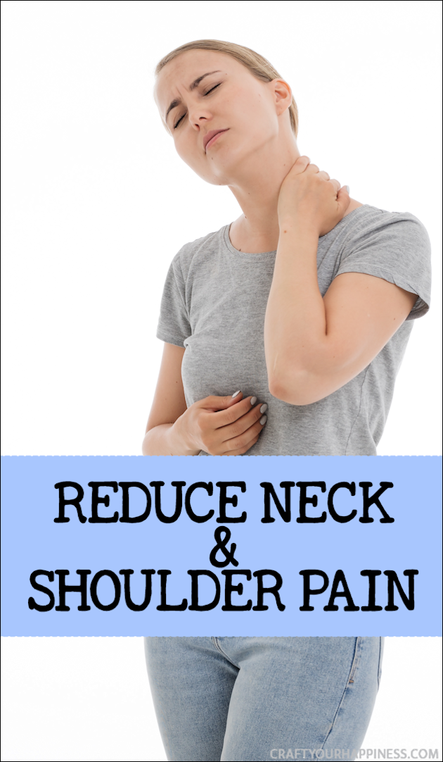 Here are some tips to help Reduce Neck and Shoulder Pain often caused by lifestyle factors like how we sit, work or stand during the day as well as stress.