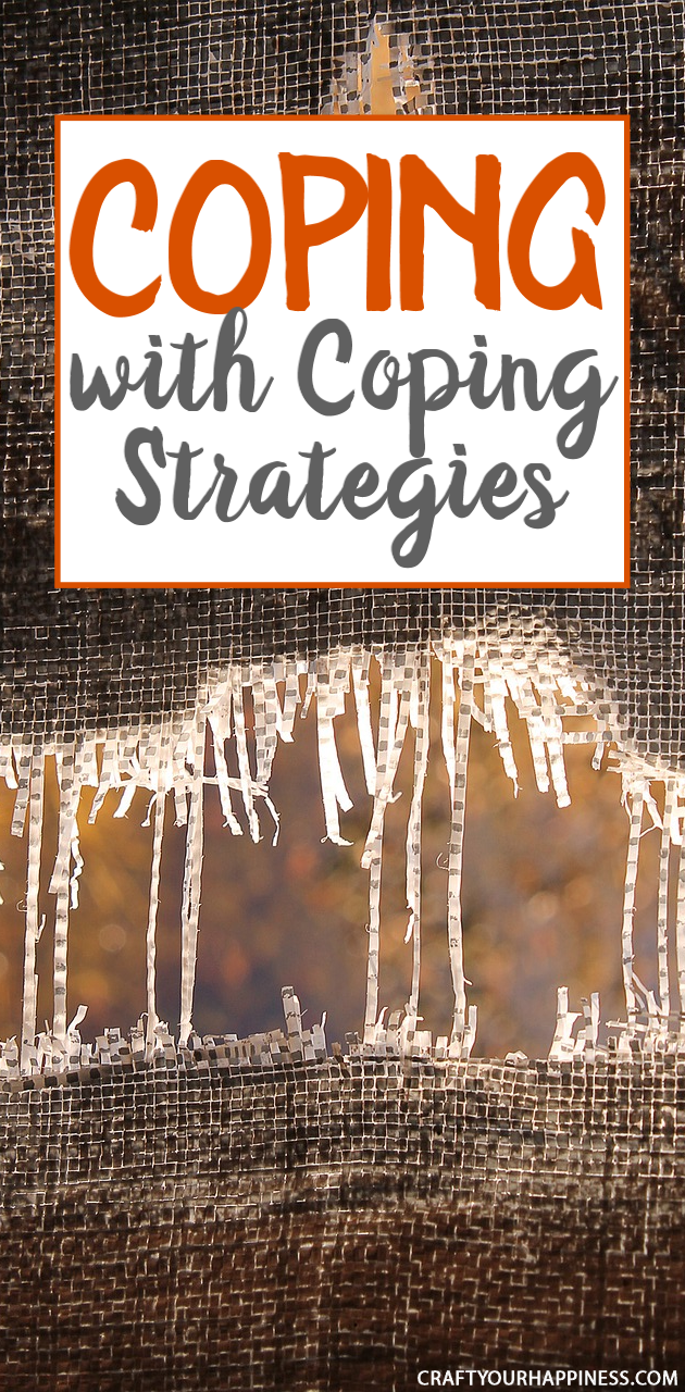 Everyone has coping strategies that we use to deal with stressful periods in our lives.  Here are some pointers on using them to your benefit.