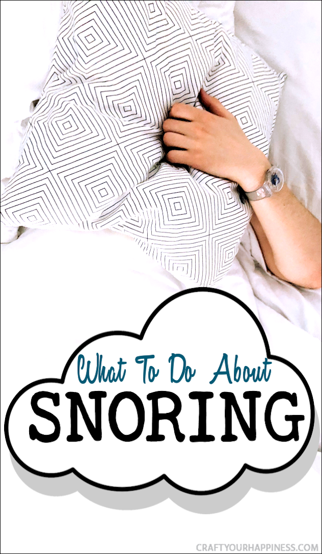 Snoring is a common problem whether it be you personally or the person you share the bed with. Here are a few ideas on what to do about snoring. 