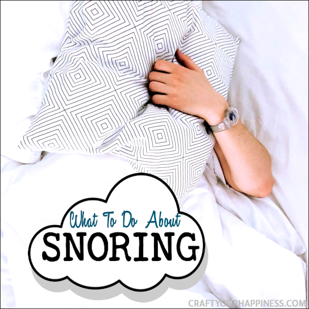 Snoring is a common problem whether it be you personally or the person you share the bed with. Here are a few ideas on what to do about snoring. 