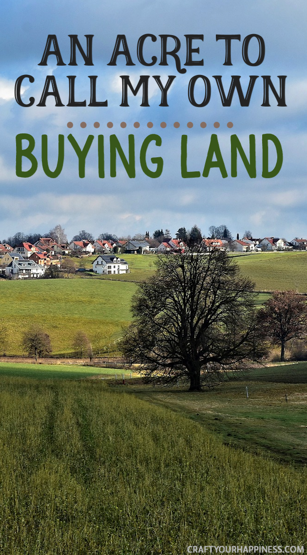Depending on where you live buying a small bit of land could be something that allows you to do things like adding a shop or doing some urban gardening. 