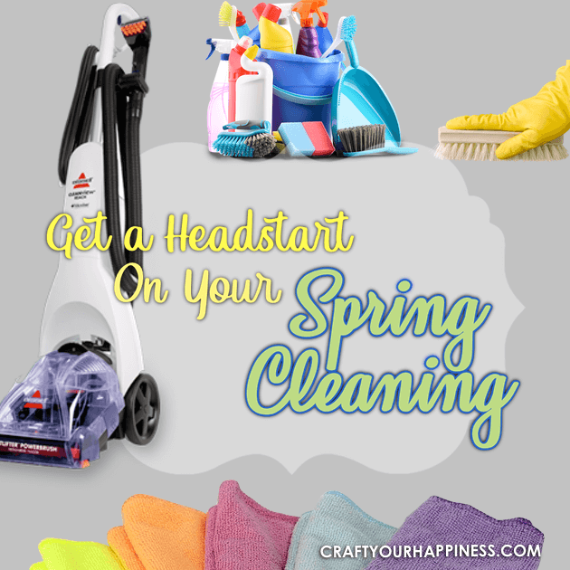 Nothing feels better than a clean and organized home. Check out our great ideas for getting a head start on your spring cleaning. 