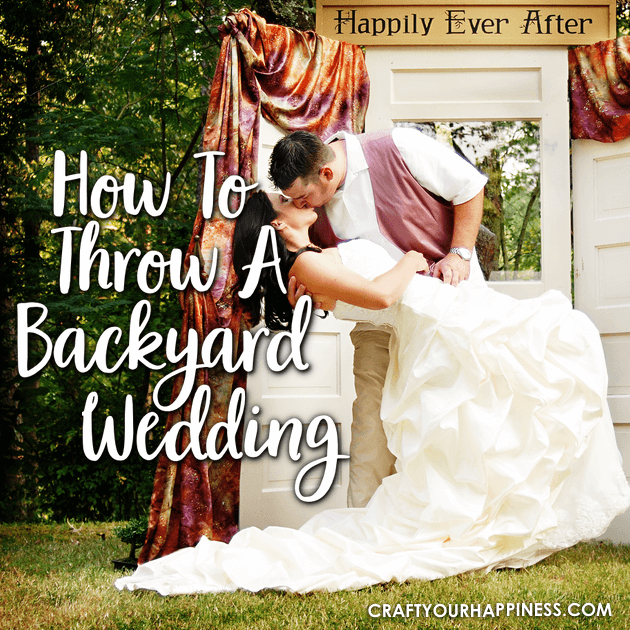 A backyard wedding can allow you to enjoy your special day in a place that’s personal and familiar to you. This post is filled with tips and an example!