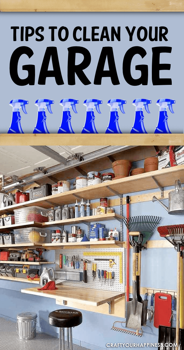 Many times the garage is the last place that gets attention so here are a few tips to clean your garage and keep that area organized.