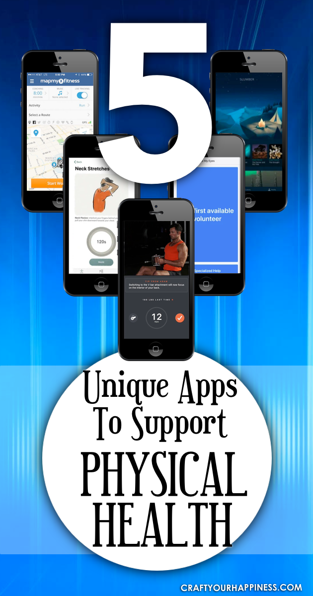 Taking care of your physical health can be a challenge. Check out 5 unique apps to support physical health. 