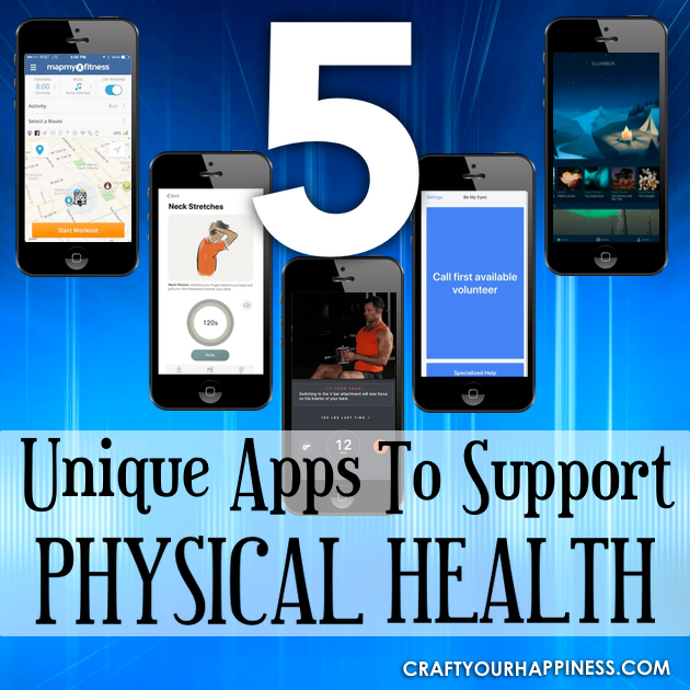 Taking care of your physical health can be a challenge. Check out 5 unique apps to support physical health. 