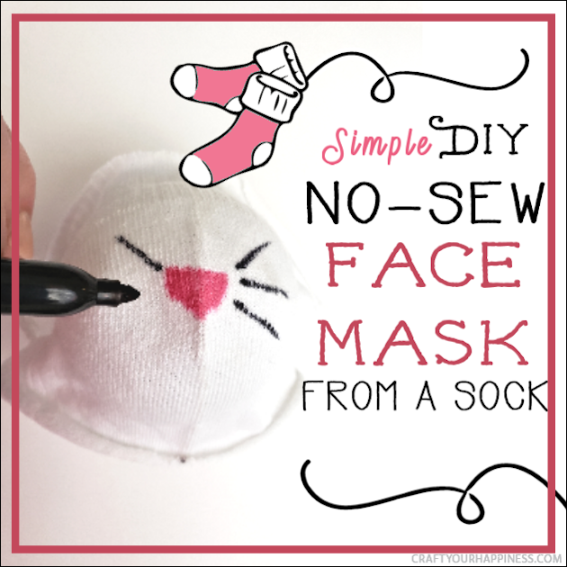 A 10 minute simple no-sew face mask made from a sock and filter material will help protect you and those you love from the spread of COVID-19.