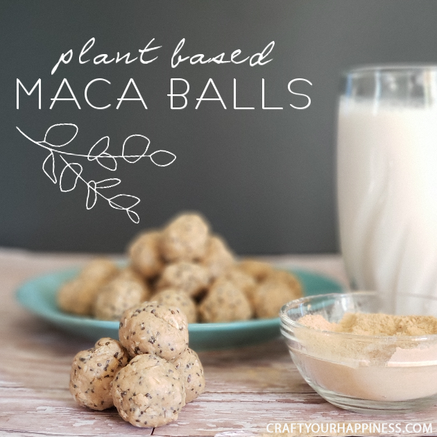 Learn how to make a delicious vegan snack using our quick healthy plant-based maca energy balls snack recipe. 