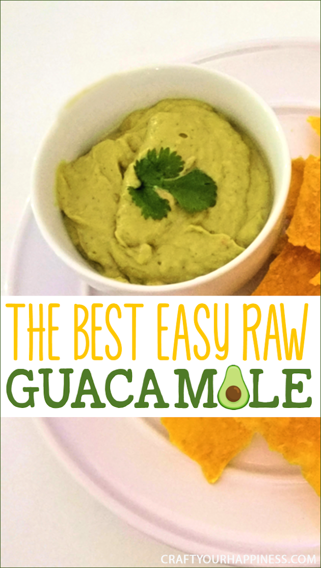 This is the best raw guacamole ever! I never liked guacamole until I happened upon this recipe when I was eating more plant-based raw food. Simple and delicious!