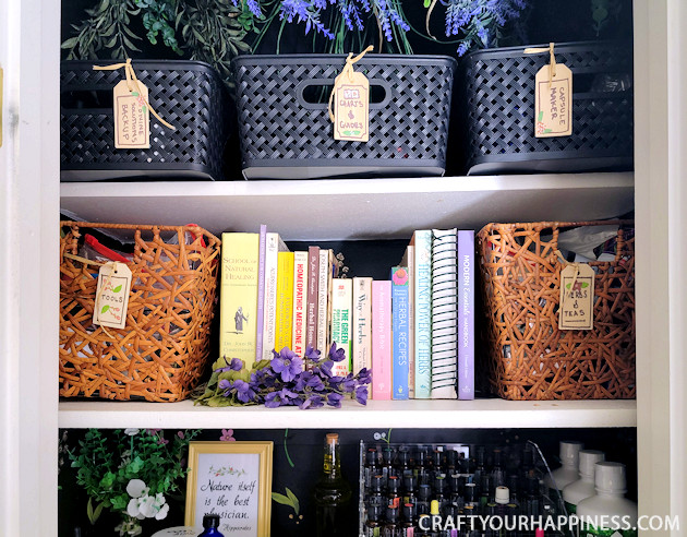 There's never been a more magical way to organize your supplements using a small closet that you'll want to crawl right into! 