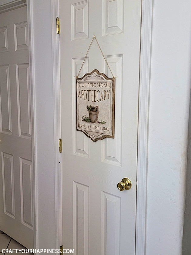 There's never been a more magical way to organize your supplements using a small closet that you'll want to crawl right into! 