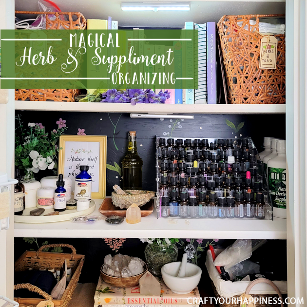 There's never been a more magical way to organize your supplements using a small closet that you'll want to crawl right into! 