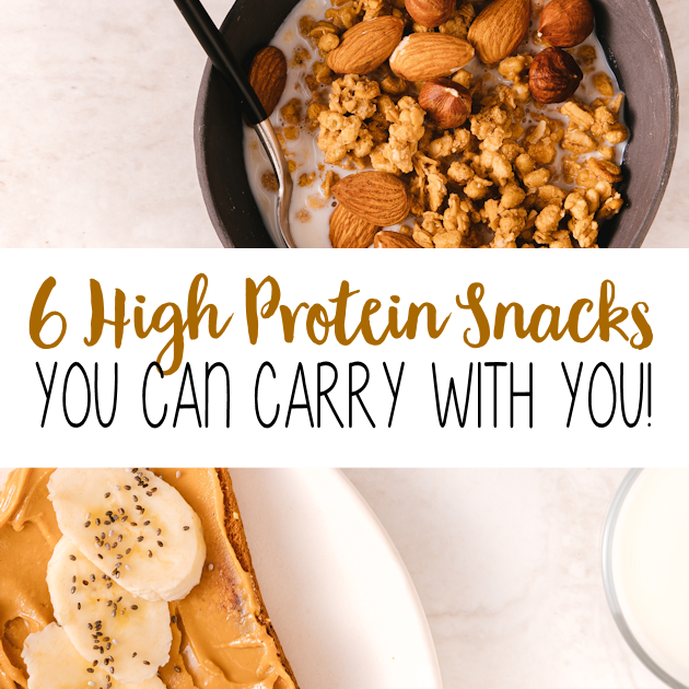 You’re never too busy to grab a snack between traveling or working. Here are some high-protein snacks you can carry with you wherever you go.