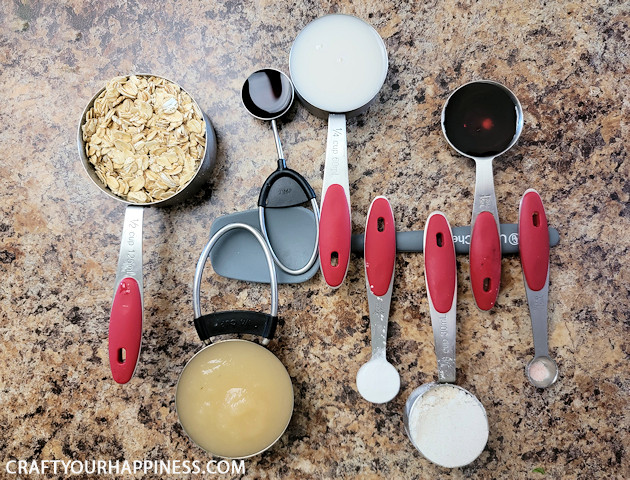 You can make this moist quick microwave baked oatmeal for a healthy breakfast or even a snack! Works in the oven too!