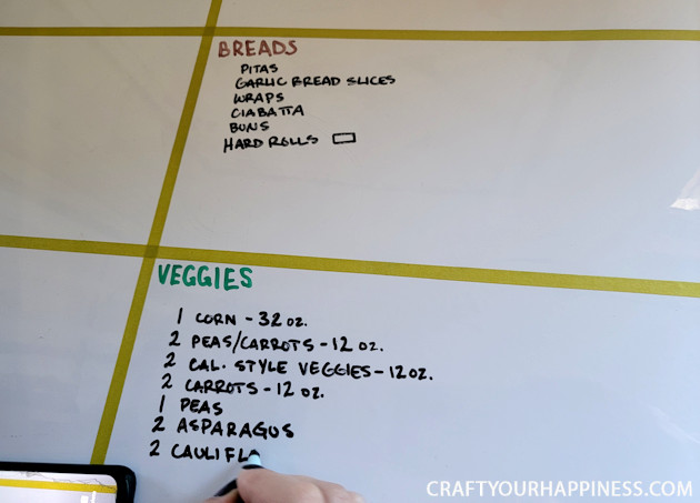 We figured out a fun simple and inexpensive way to organize a chest freezer! Plus, there are FREE inventory sheets to download!