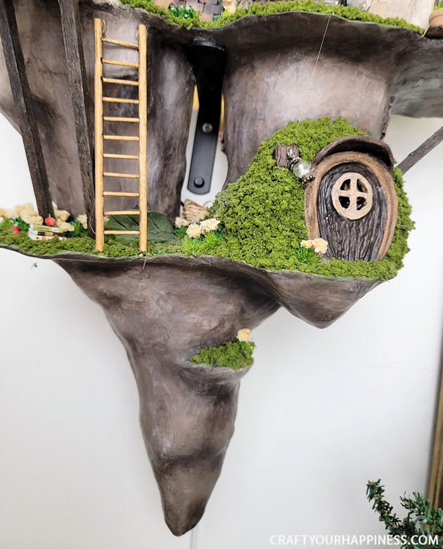 This hanging wall village sculpture is the FIRST in our new category "Get Inspired!" It's handmade from clay!