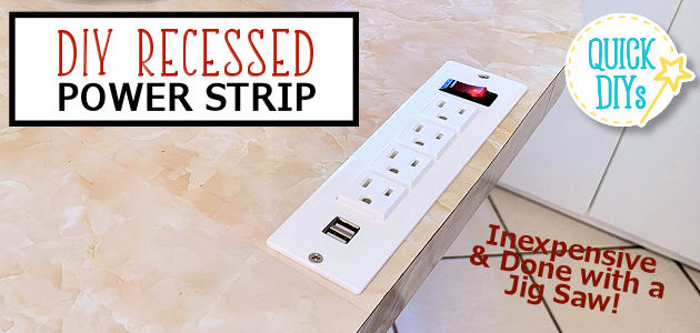 How To Install a Recessed Power Strip