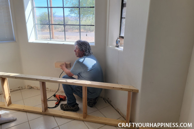 If you're looking for some inspiration for your home you will LOVE our home office library makeover with a window seat. It's beyond magical!