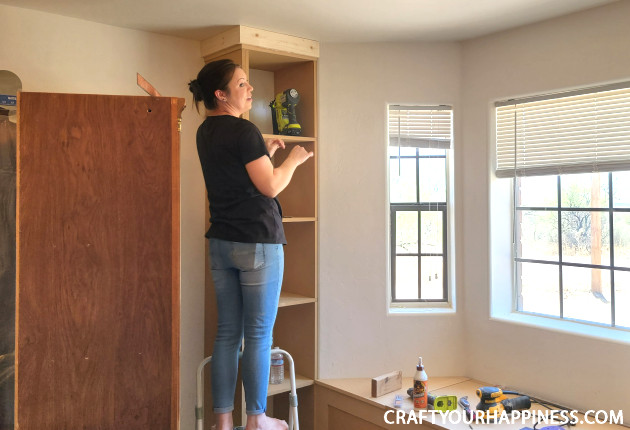 If you're looking for some inspiration for your home you will LOVE our home office library makeover with a window seat. It's beyond magical!