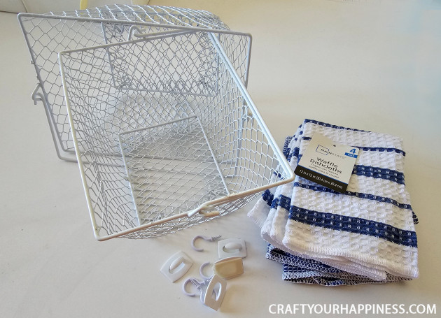 Sew Many Ways: DIY Under Sink Paper Towel Holder…2 Hooks and