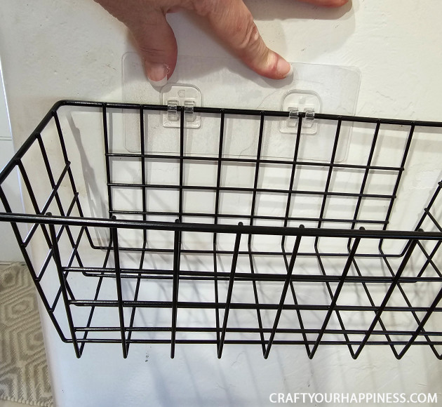 Sew Many Ways: DIY Under Sink Paper Towel Holder…2 Hooks and Ribbon!