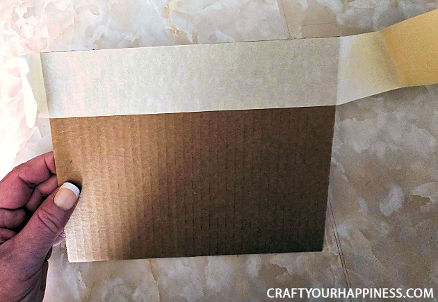 Learn how to make an inexpensive DIY craft cutting mat! It can be made any size and it's even reusable and self-healing.