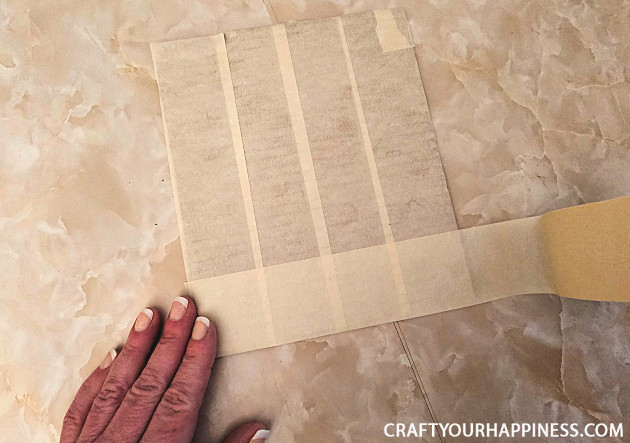 Learn how to make an inexpensive DIY craft cutting mat! It can be made any size and it's even reusable and self-healing.